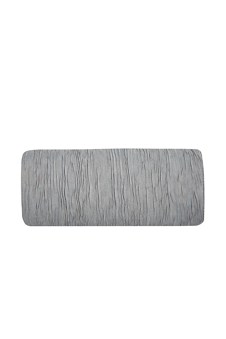 Grey Embroidered Handcrafted Clutch by MKNY at Pernia's Pop Up Shop