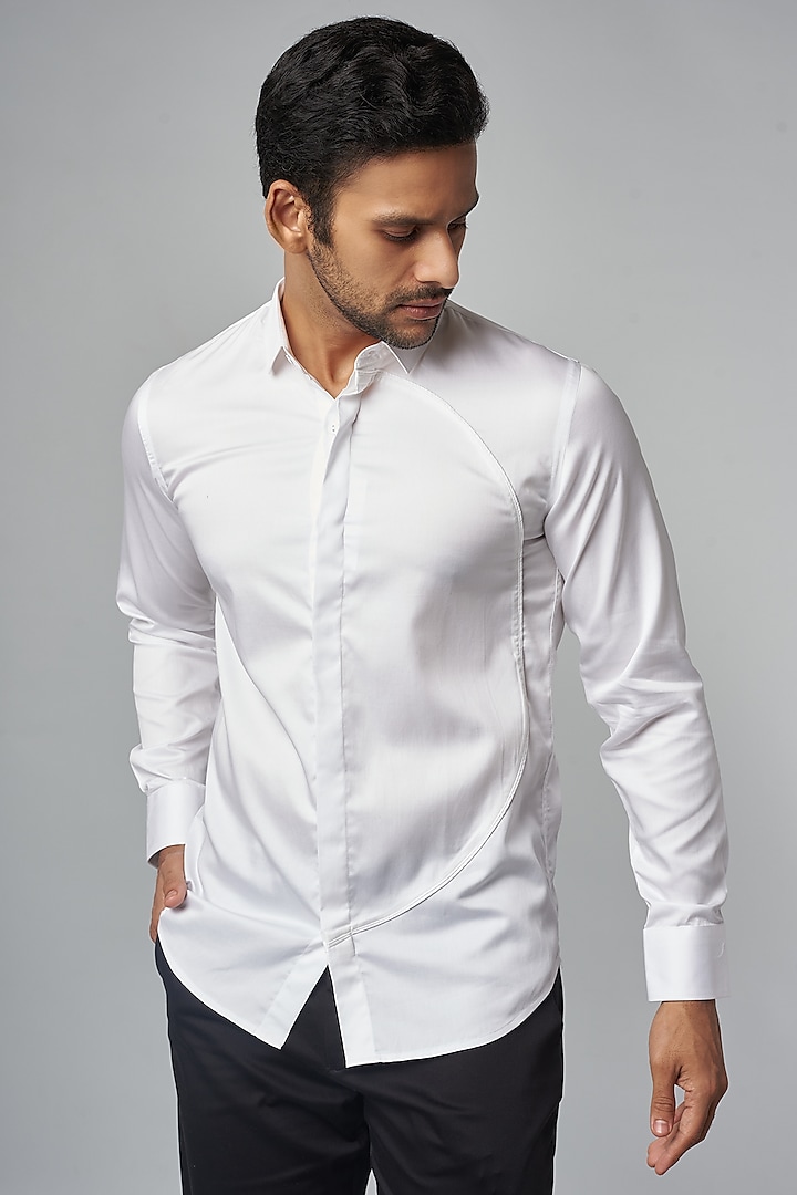 White Cotton Shirt by 28 Moons