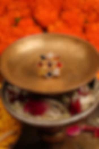 Gold Finish Jadau Kundan Polki Ring by Mortantra at Pernia's Pop Up Shop