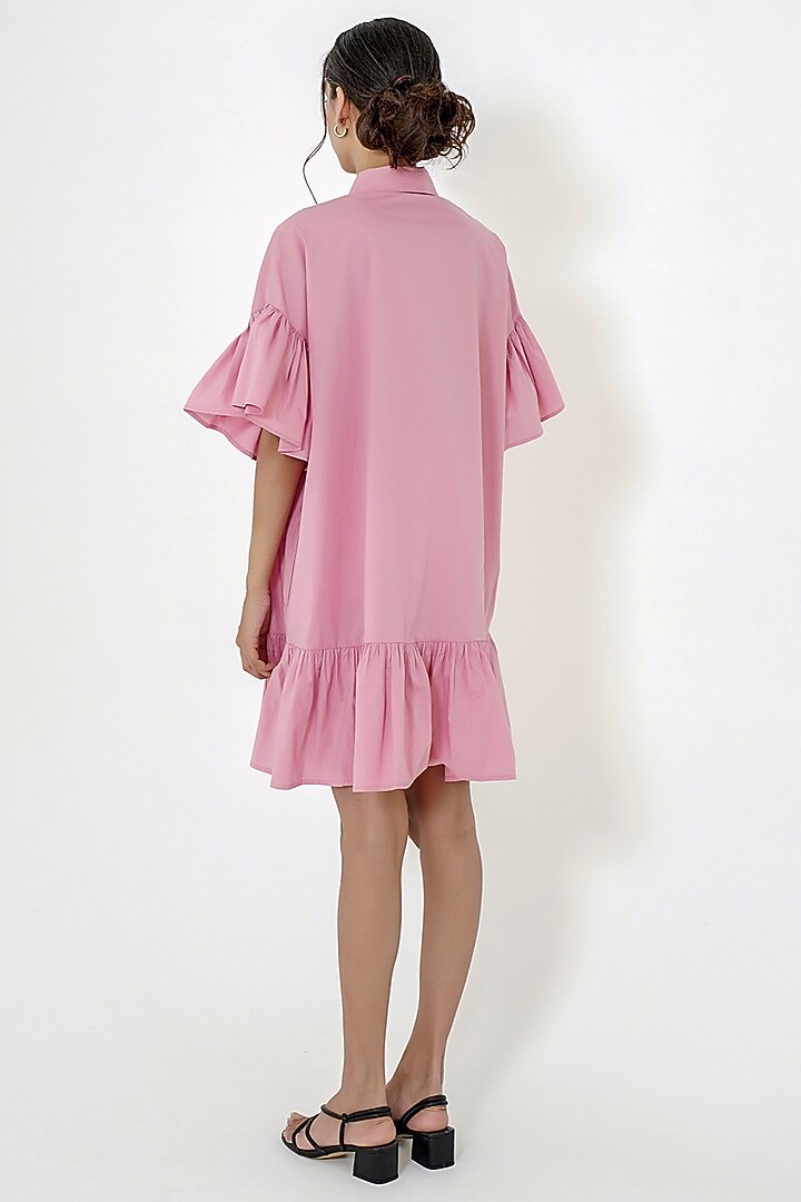 Peach Pink Cotton Summer Dress by More Soul at Pernia's Pop Up Shop