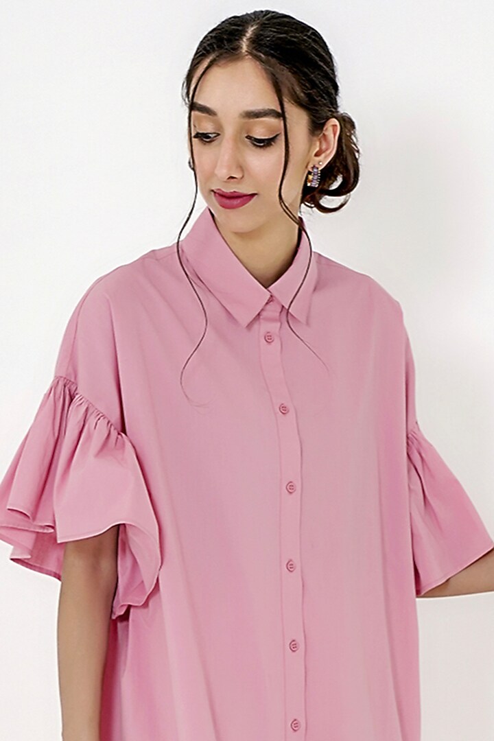 Peach Pink Cotton Summer Dress by More Soul at Pernia's Pop Up Shop