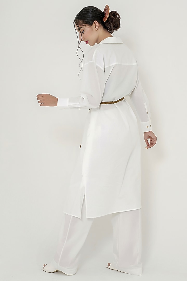 White Cotton Midi Summer Dress by More Soul at Pernia's Pop Up Shop