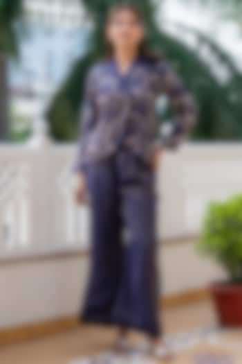 Purple Tissue Co-Ord Set by House Of Jamoti at Pernia's Pop Up Shop
