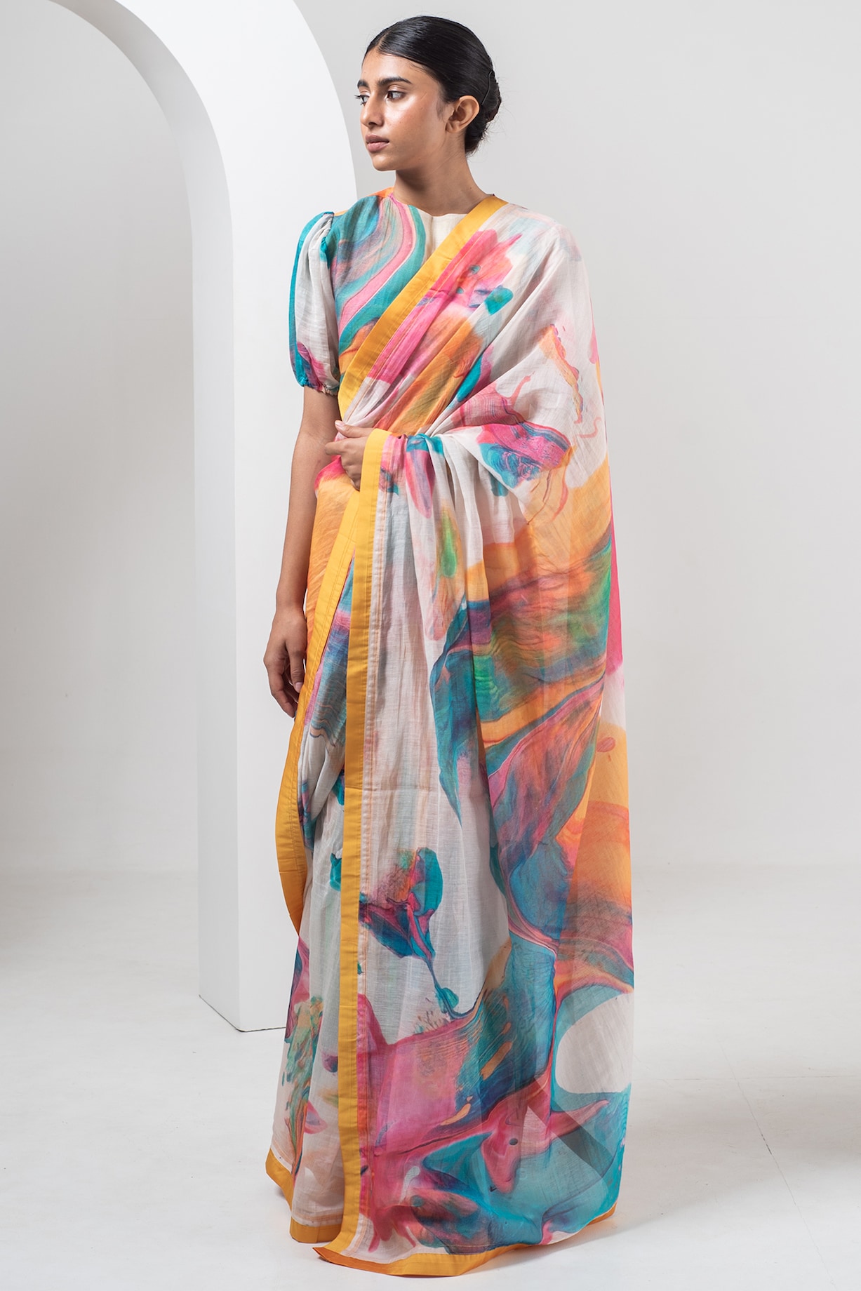 Multi Gown Chanderi main image 0