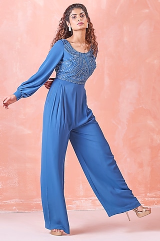 Buy Full Sleeve Jumpsuit for Women Online from India's Luxury Designers 2024