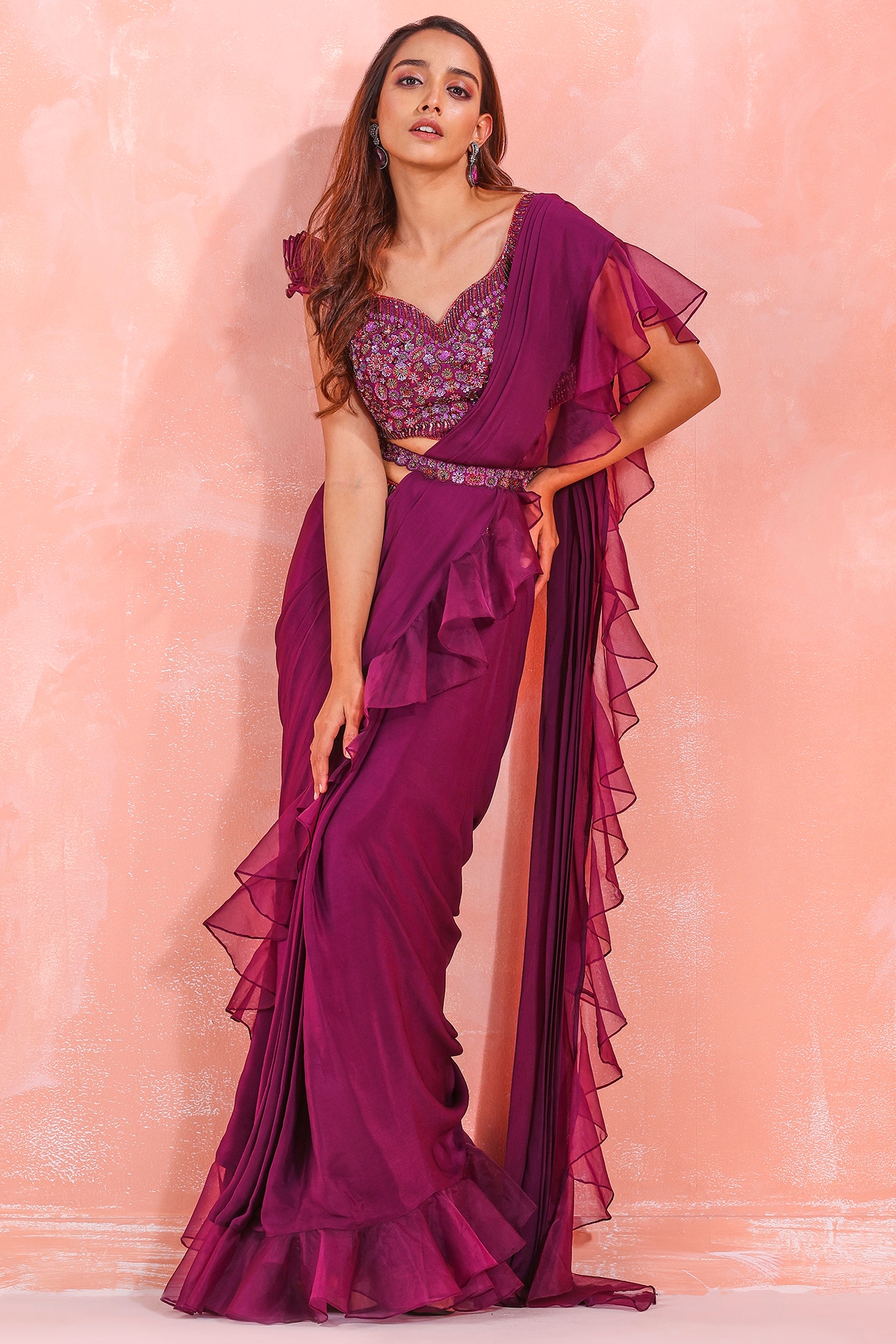 bani banai saree party wear