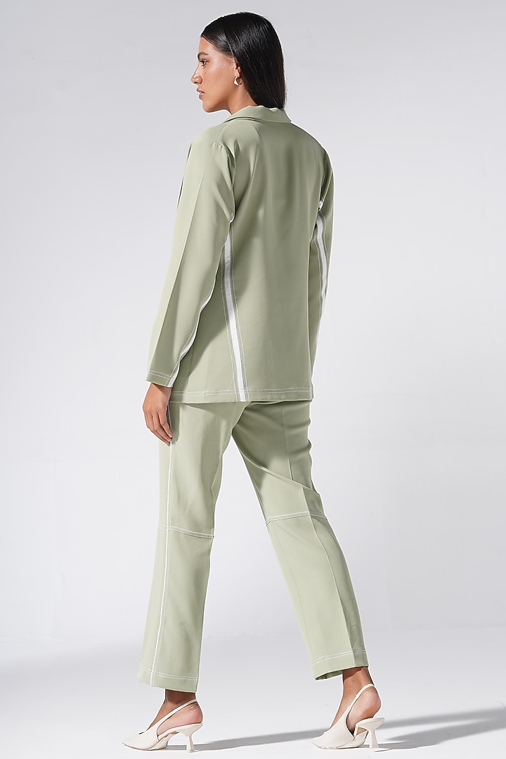 Green Neoprene Co-Ord Set by Marviza at Pernia's Pop Up Shop
