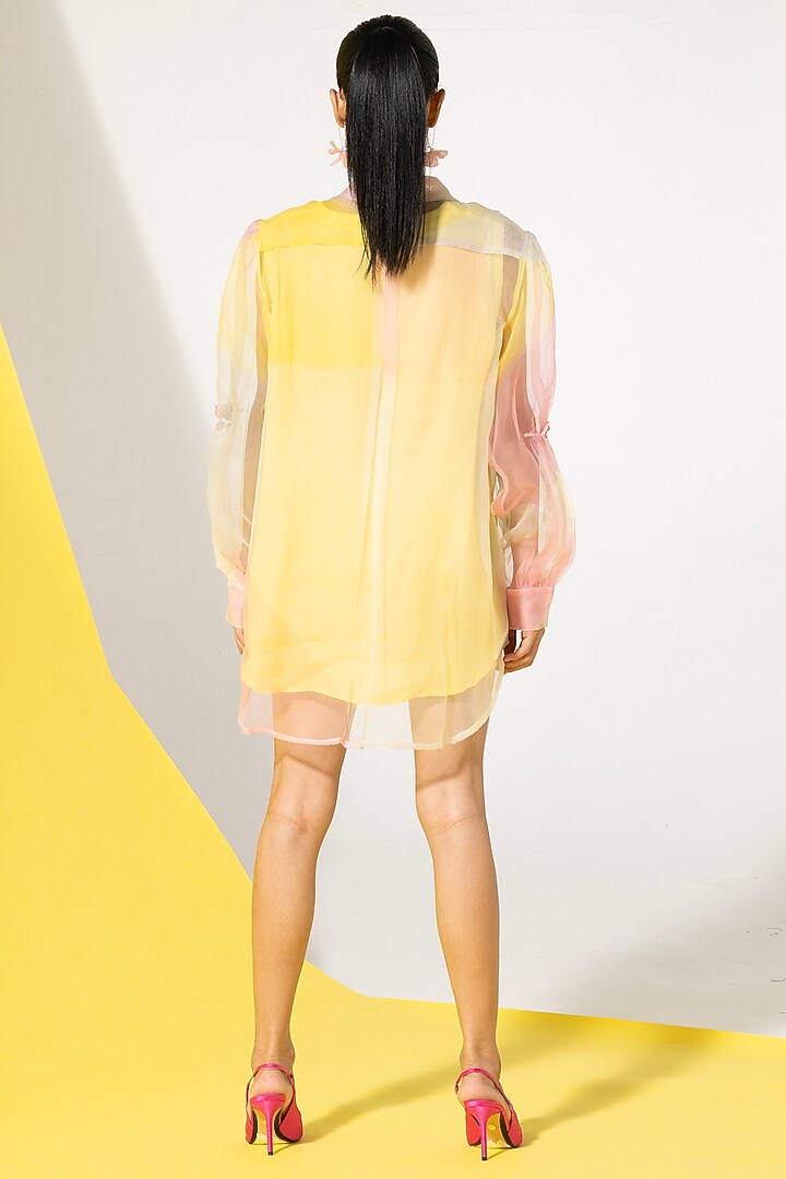 Multi-Colored Organza Shirt by Marviza at Pernia's Pop Up Shop
