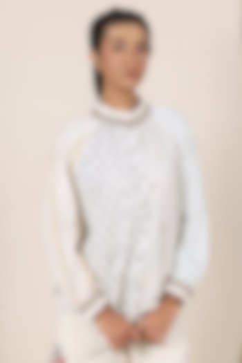 Multi-Coloured Kala Cotton Handwoven Ajrakh Handblock Printed Shirt by Meld Studio at Pernia's Pop Up Shop