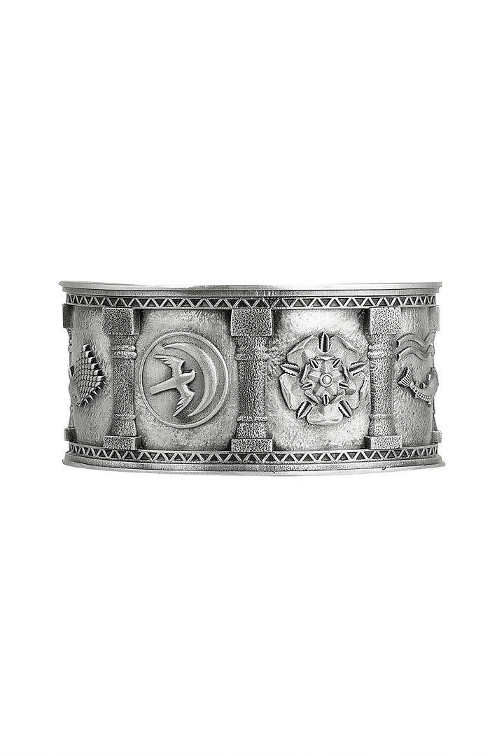 Silver Finish Sigil Storm Cuff by Masaba at Pernia's Pop Up Shop