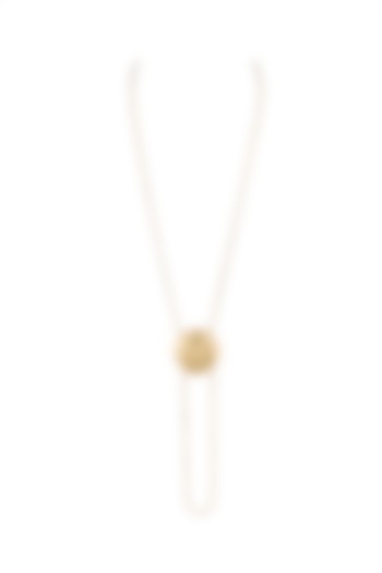 Gold Finish House Of Stark Adjustable Chain Necklace by Masaba
