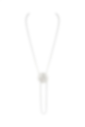 Silver Finish House Of Stark Adjustable Chain Necklace by Masaba