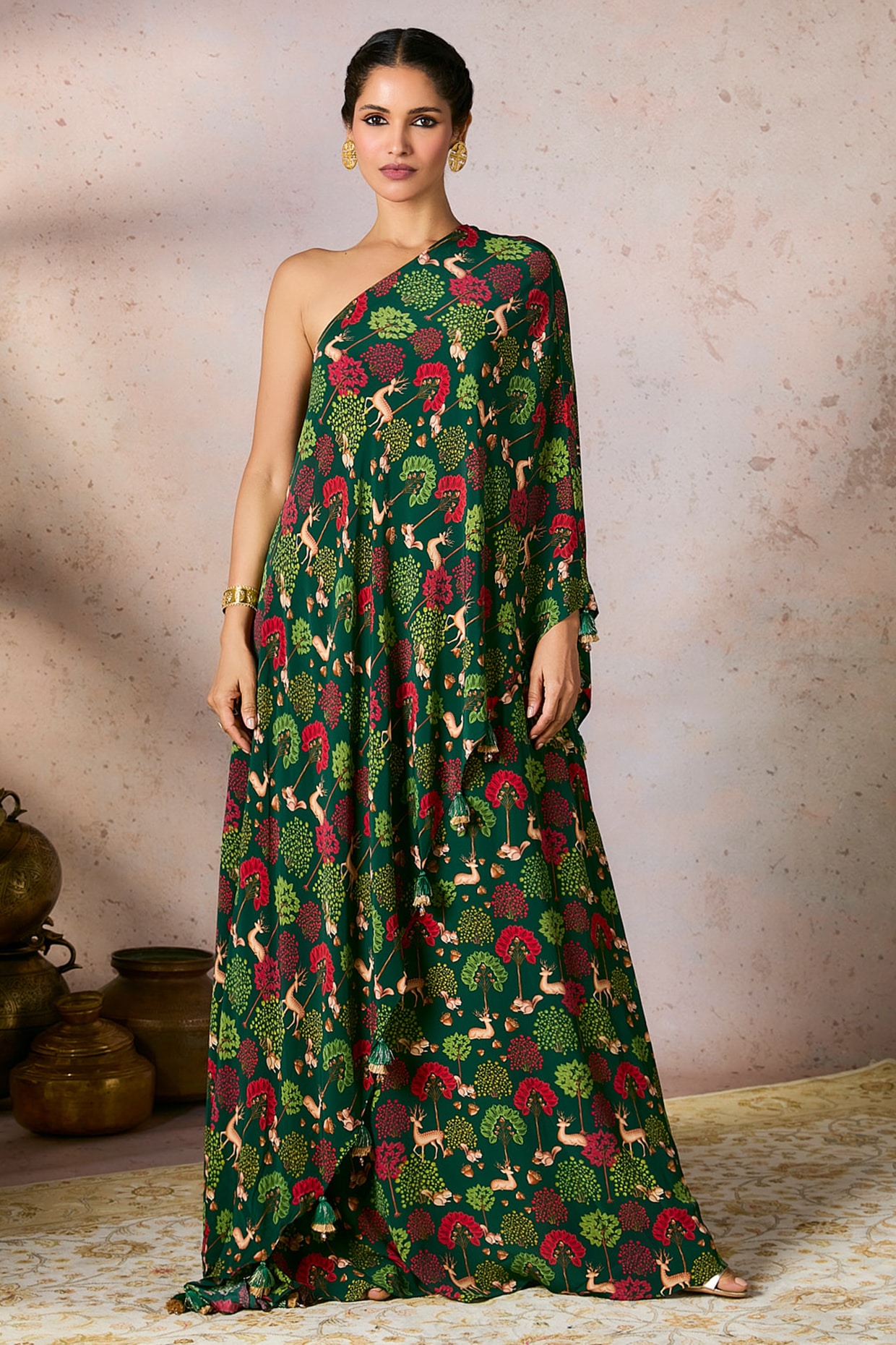 PALAVAパラバRITA DRESS GREEN APPLE BLOSSOM rita-green-apple-blossom-