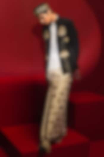 Ivory Pure Organza Hand Embroidered Kurta by Masaba at Pernia's Pop Up Shop