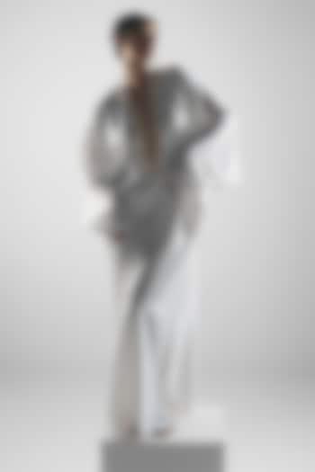 White Georgette Kaftan by Masaba at Pernia's Pop Up Shop
