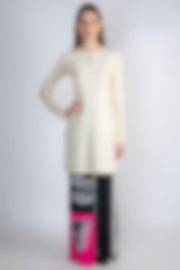 Ivory Embroidered Tunic With Pants by Masaba