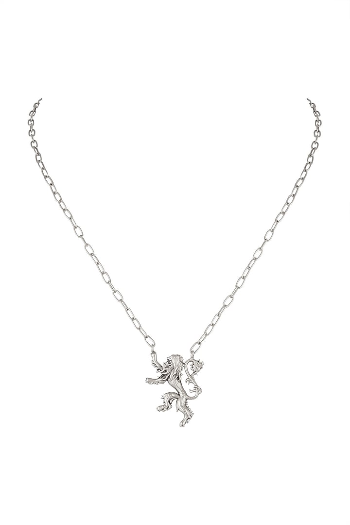 Silver Finish House of Lannister Chain Necklace by Masaba