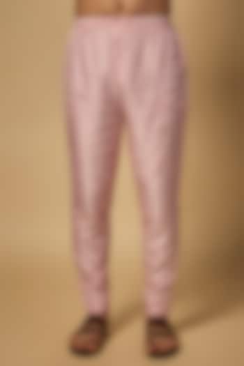 Pink Silk Pants by Masaba Men at Pernia's Pop Up Shop