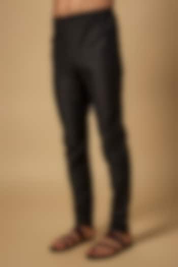 Black Silk Pants by Masaba Men at Pernia's Pop Up Shop