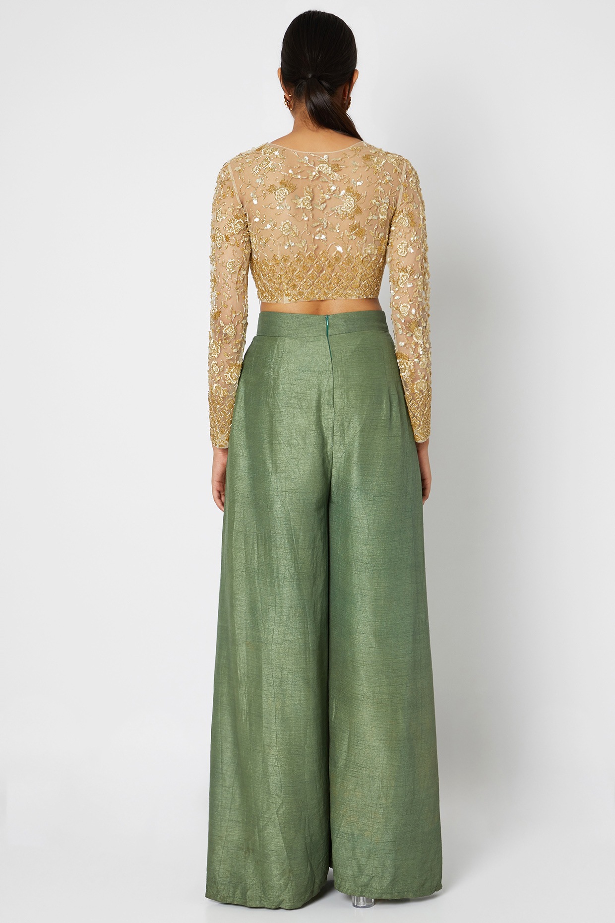 Vintage Olive Green Slouchy Trousers – L/XG → Hotbox Vintage