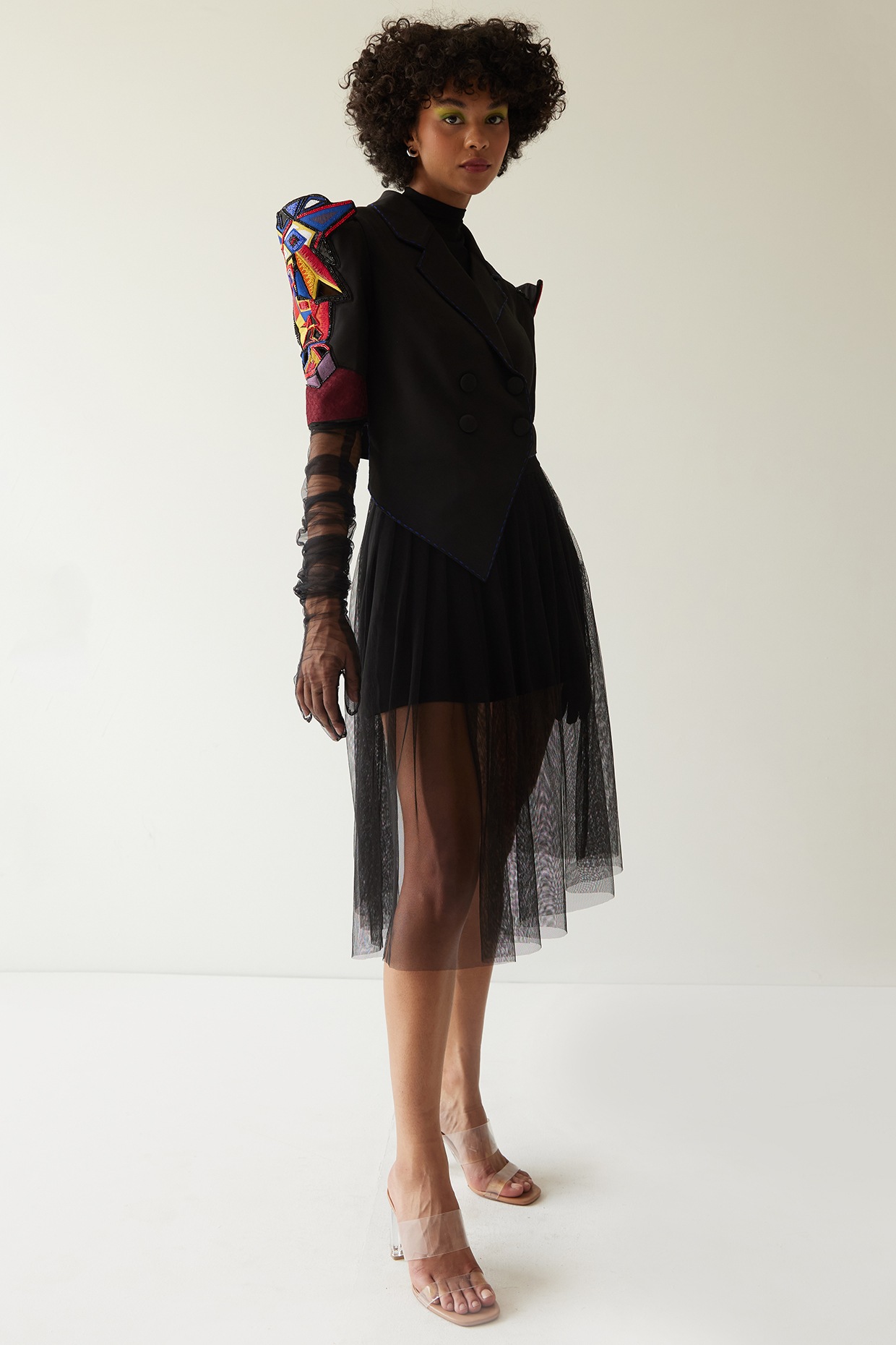 Kasper Plus Size Snap Front Stretch Crepe Skirt | Dillard's