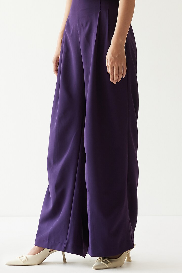 Purple Paint Stain Co-Ord Set by Mini Sondhi at Pernia's Pop Up Shop