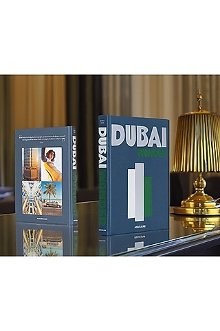 Violet & Blue Linen Coffee Table Book by Maison Sia