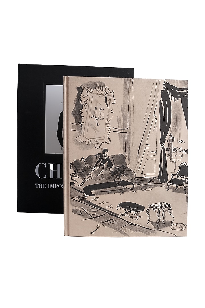 Black Linen Coffee Table Book by Maison Sia at Pernia's Pop Up Shop