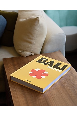 Wine & Yellow Linen Coffee Table Book by Maison Sia