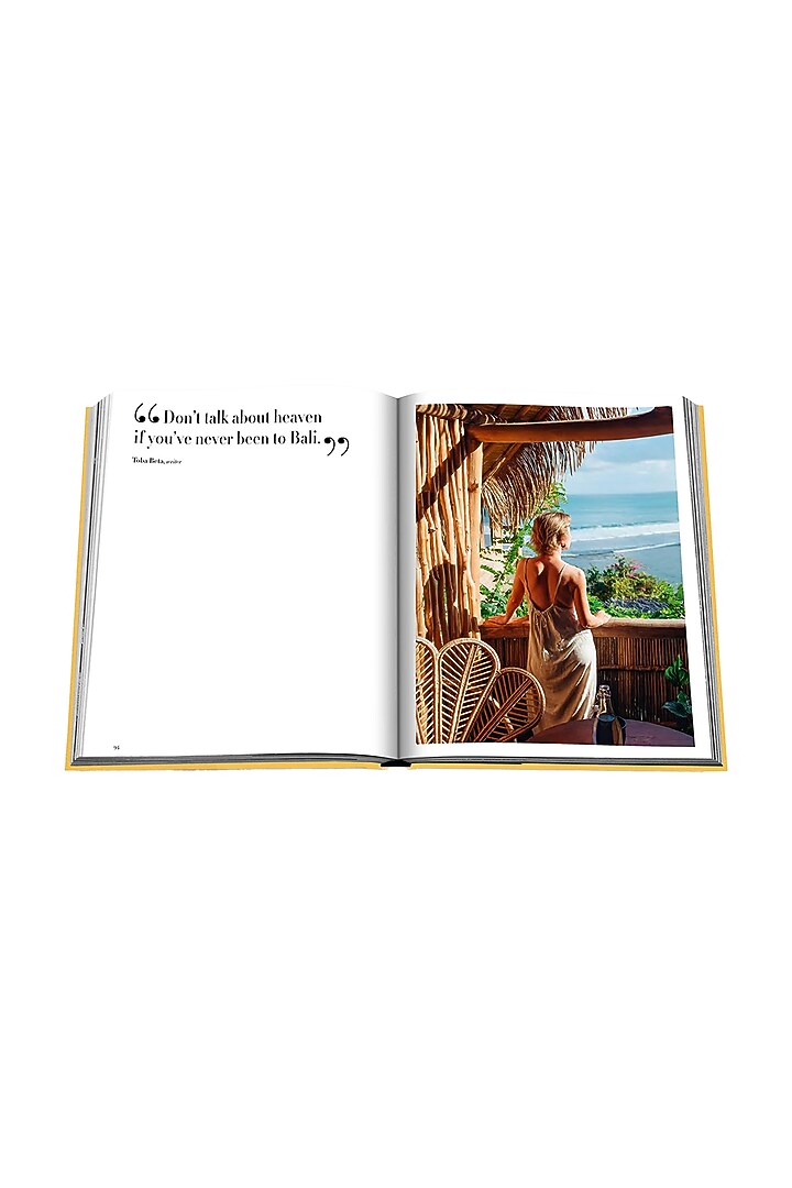 Wine & Yellow Linen Coffee Table Book by Maison Sia at Pernia's Pop Up Shop