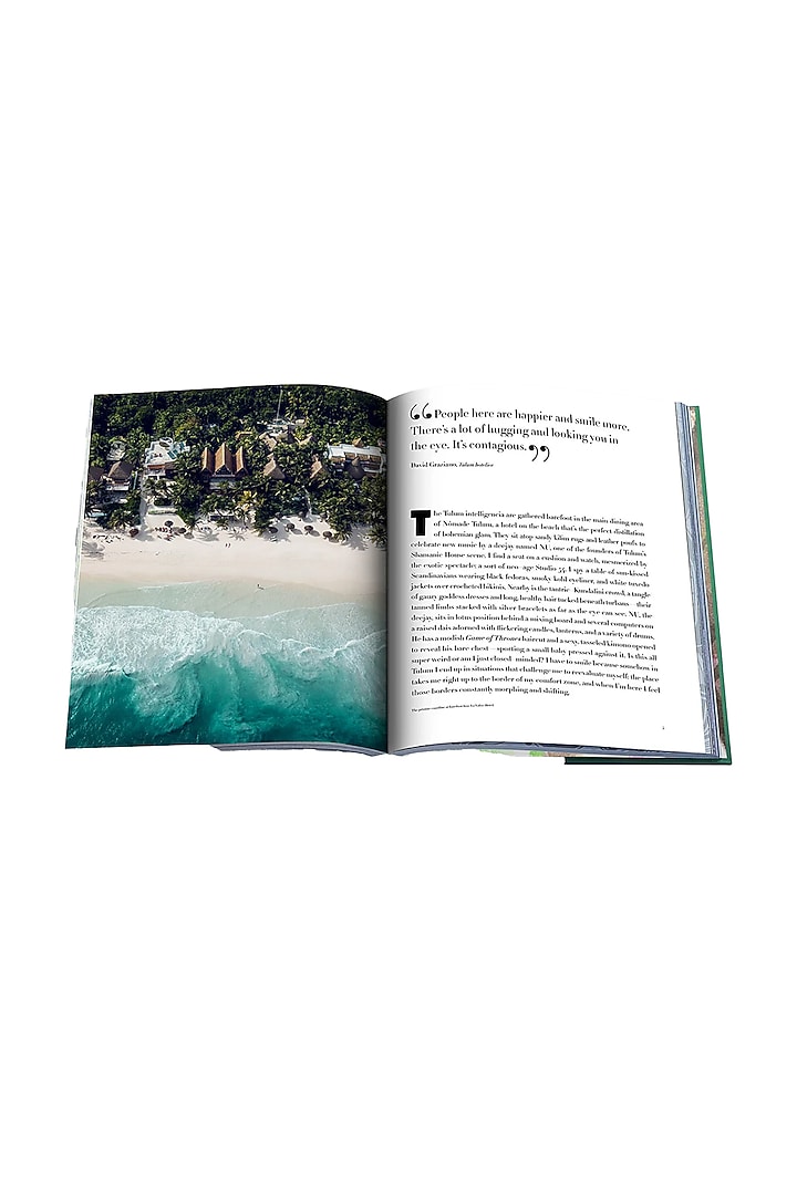 Sea Green Linen Coffee Table Book by Maison Sia at Pernia's Pop Up Shop