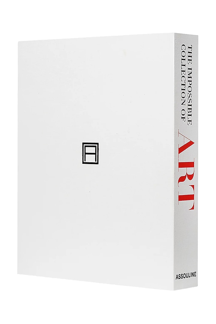 Ecru & White Linen Coffee Table Book by Maison Sia at Pernia's Pop Up Shop
