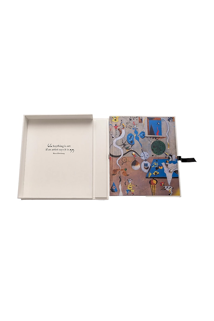 Ecru & White Linen Coffee Table Book by Maison Sia at Pernia's Pop Up Shop