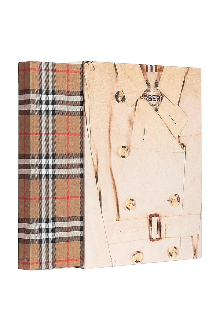 Taupe Brown Linen Coffee Table Book by Maison Sia at Pernia's Pop Up Shop
