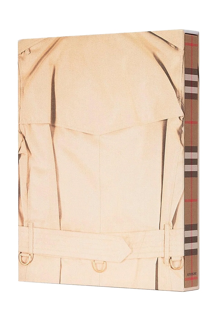 Taupe Brown Linen Coffee Table Book by Maison Sia at Pernia's Pop Up Shop