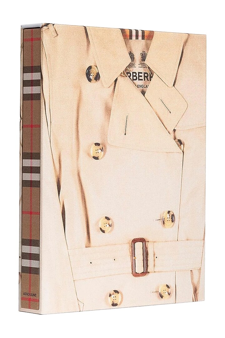 Taupe Brown Linen Coffee Table Book by Maison Sia at Pernia's Pop Up Shop