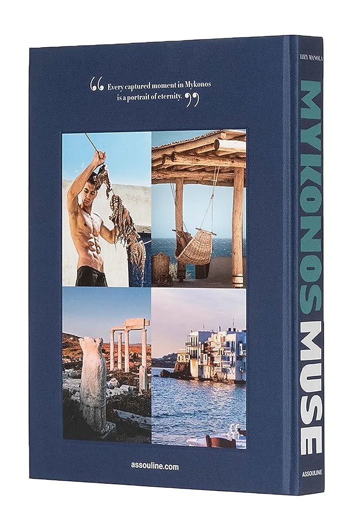 Violet & Blue Linen Coffee Table Book by Maison Sia at Pernia's Pop Up Shop
