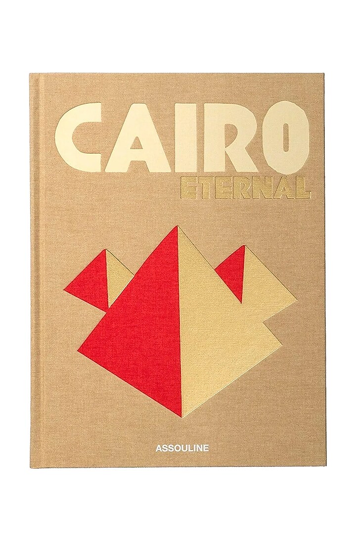 Ecru & White Linen Coffee Table Book by Maison Sia at Pernia's Pop Up Shop