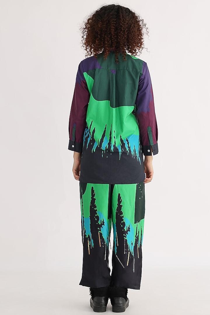 Multi-Colored Cotton Printed Co-Ord Set by Studio Moda India at Pernia's Pop Up Shop