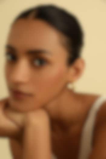 Gold Plated Small Hoop Earrings In Sterling Silver by MISS JO at Pernia's Pop Up Shop