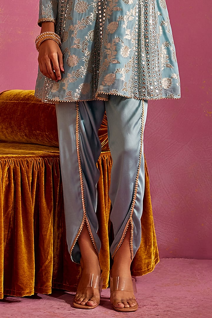 Bluebell Banarasi Tunic Set by Mustard Moon by Neyha and Vrinda at Pernia's Pop Up Shop