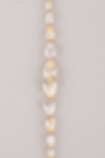 Gold Plated Tennis Bracelet In Sterling Silver by Mon Tresor