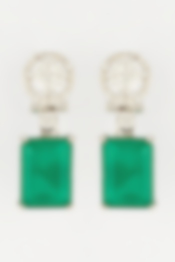 Mon Tresor Semi Precious Emerald Necklace Set
