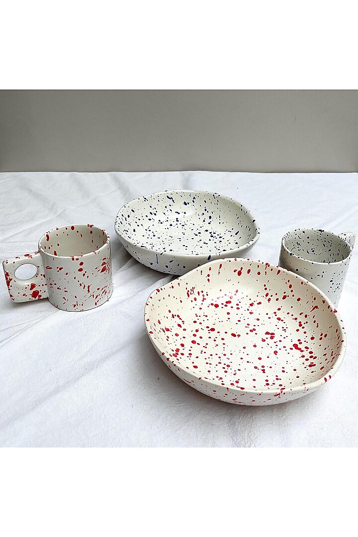 Blue Ceramic Bowl by Muun Home at Pernia's Pop Up Shop