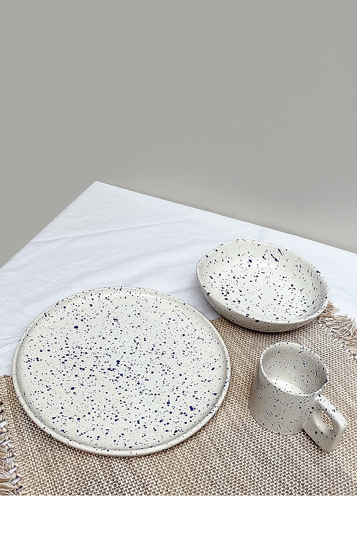 Blue Ceramic Cups (Set of 2) by Muun Home at Pernia's Pop Up Shop