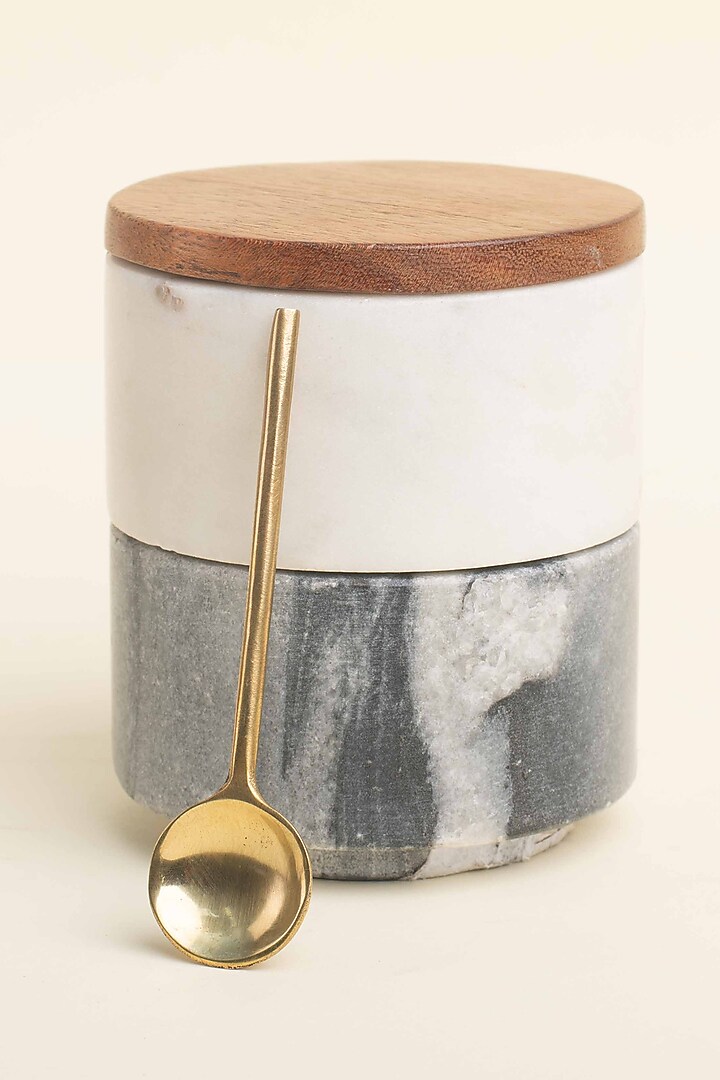 Stacked Marble Spread Jars by Muun Home at Pernia's Pop Up Shop