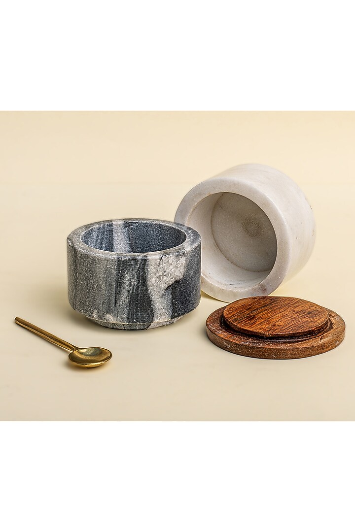 Stacked Marble Spread Jars by Muun Home at Pernia's Pop Up Shop