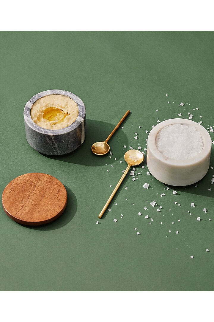 Stacked Marble Spread Jars by Muun Home at Pernia's Pop Up Shop
