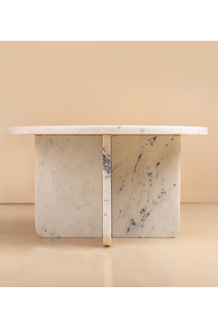 White Marble Coffee Table by Muun Home at Pernia's Pop Up Shop