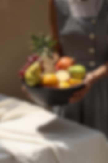 Black Dual Tone Salad Bowl by Muun Home at Pernia's Pop Up Shop